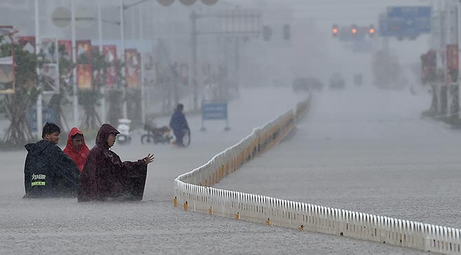 Çin'deki tayfunun bilançosu ağır oldu: En az 9 ölü, 168 yaralı