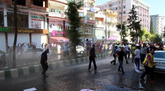 Kızıltepe'de protesto gerginliği