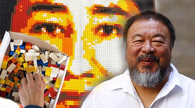 Çinli sanatçıya destek için uluslararası lego kampanyası başlatıldı