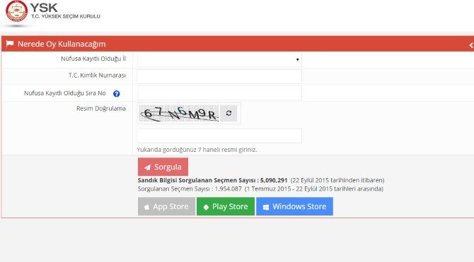Nerede oy kullanacağım? YSK seçmen sorgulama uygulaması