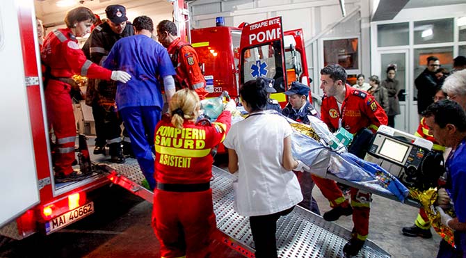 Romanya’da gece kulübünde yangın: 27 ölü, 180 yaralı