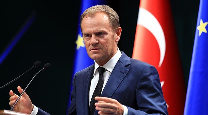 AB Konseyi Başkanı Donald Tusk'tan Davutoğlu'na seçim mektubu