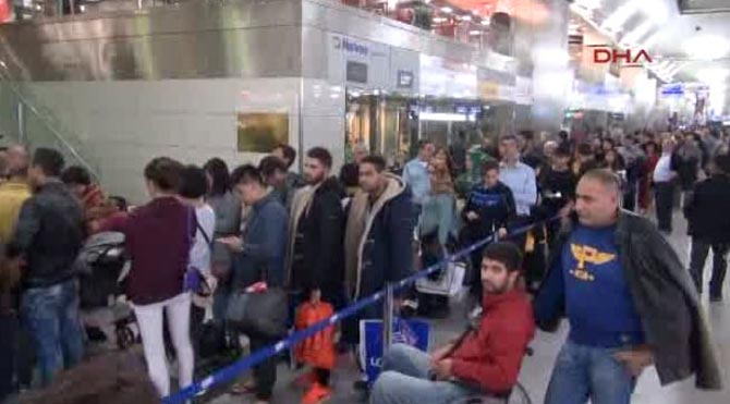 Atatürk Havalimanı’nda Polnet krizi!