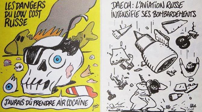 Charlie Hebdo bu defa Rusya'yı kızdırdı