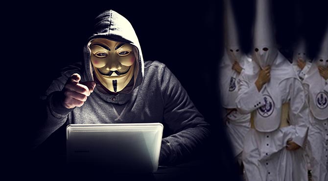 Anonymous, Ku Klux Klan üyelerinin bilgilerini paylaştı