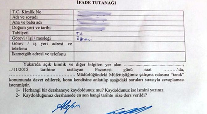 MEB'ten öğrencilere dershane fişlemesi