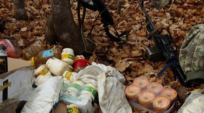 PKK'ya ait 5 sığınak bulundu