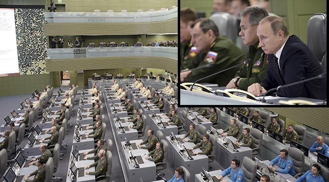 Putin'in üç katlı savaş odası