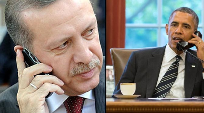 Cumhurbaşkanı Erdoğan, ABD Başkanı Obama ile görüştü