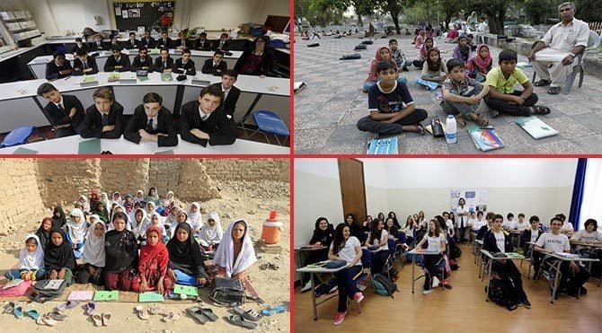 Dünyanın farklı yerlerinden farklı sınıflar