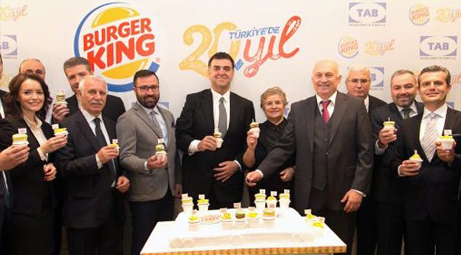 Burger King Türkiye’de 20. Yılını kutluyor