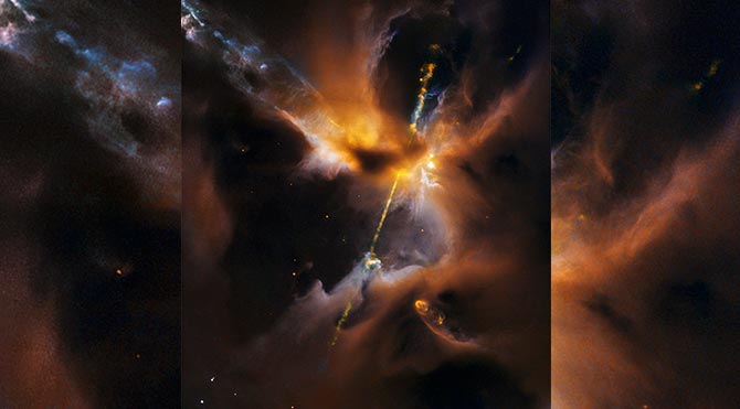 Hubble teleskobundan bir yıldızın ‘uyanışı’ 