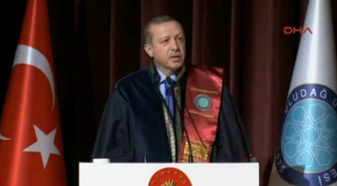 Erdoğan Uludağ Üniversitesi'nde