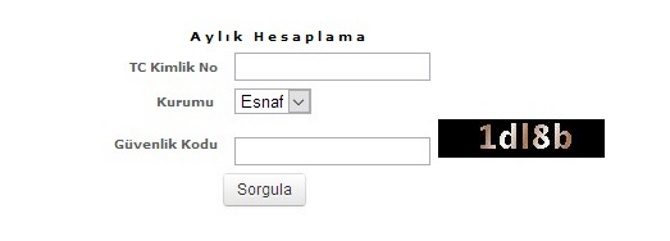 Maaş Sorgulama