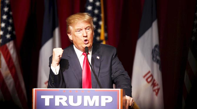 Müslüman kadın, Trump'ın mitinginden atıldı