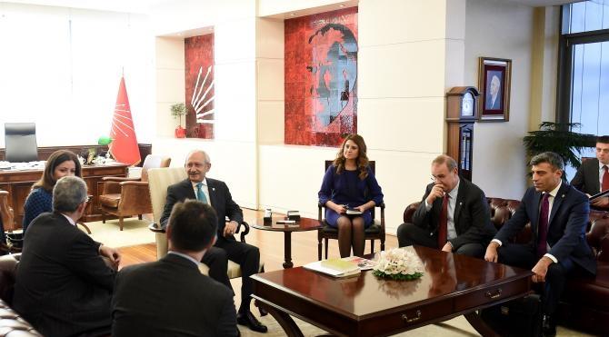 Kılıçdaroğlu, Belçika Büyükelçisi Marc Trenteseali ile görüştü