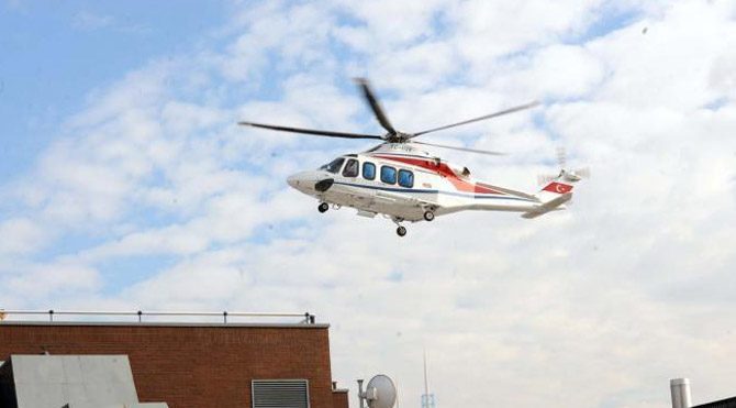 Mustafa Koç, Amerikan Hastanesi'ne helikopterle getirildi