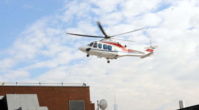 Mustafa Koç, Amerikan Hastanesi'ne helikopterle getirildi