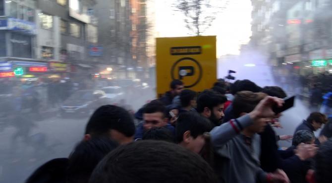 Amedspor tur atladı, Diyarbakır`daki yürüyüşte olaylar çıktı