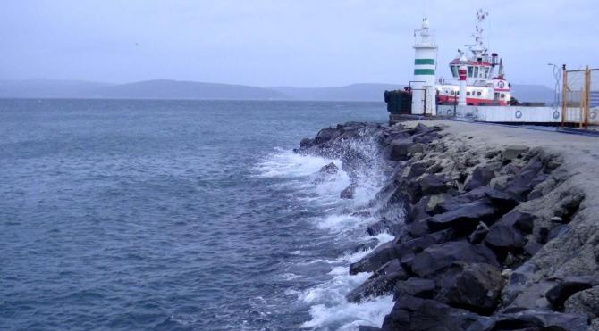 Çanakkale`de ada seferlerine lodos engeli