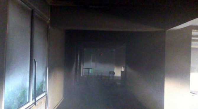 İdil Anadolu Lisesi ateşe verildi