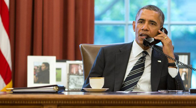Obama ve Putin'den telefon diplomasisi