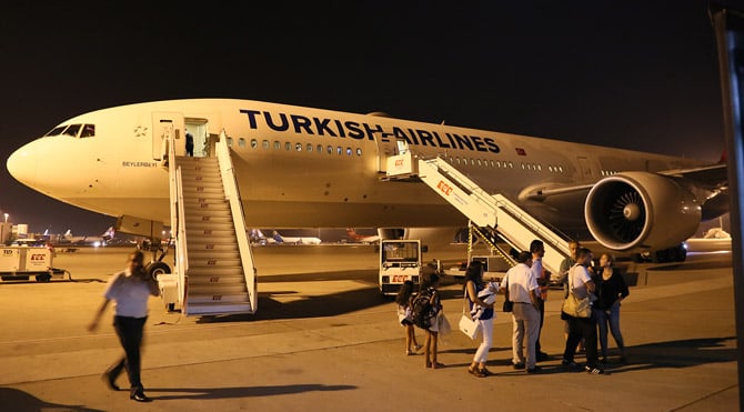 THY uçağında bomba notu