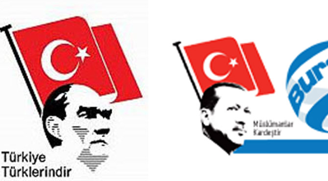 Erdoğan logolu yerel gazete
