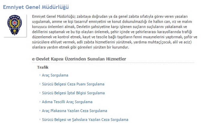 Trafik Cezası Sorgulama