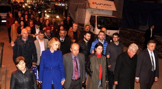 Ankara`daki patlama Zonguldak`ta protesto edildi