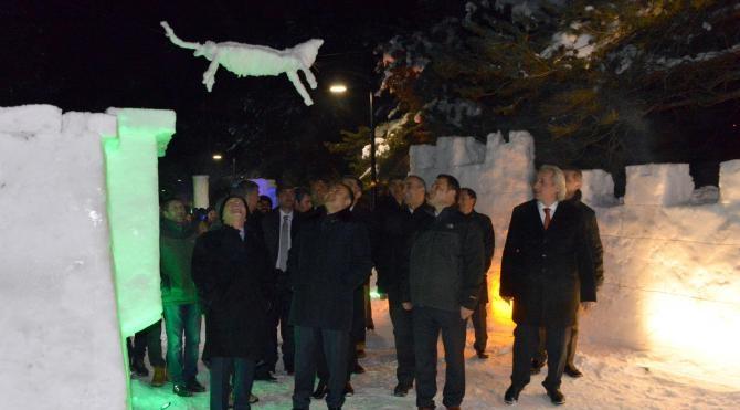 Erzurum`a kardan kültür sokağı