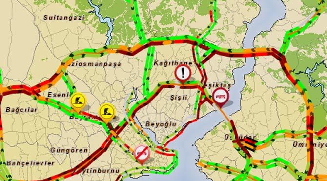 İstanbul'da şüpheli araç trafiği