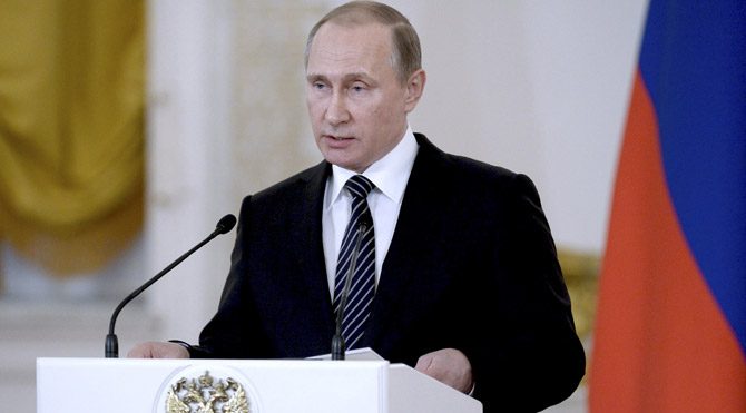 Putin, Suriye için meydan okudu