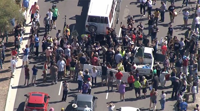 ABD´de Trump protestosu