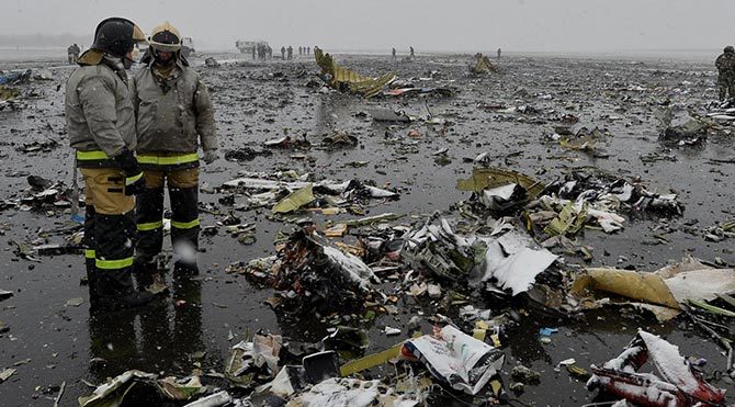Rusya'da düşen uçağın kara kutuları Moskova'ya gönderildi