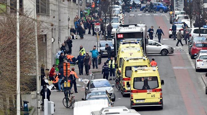 Belçika bugün terörle sarsıldı