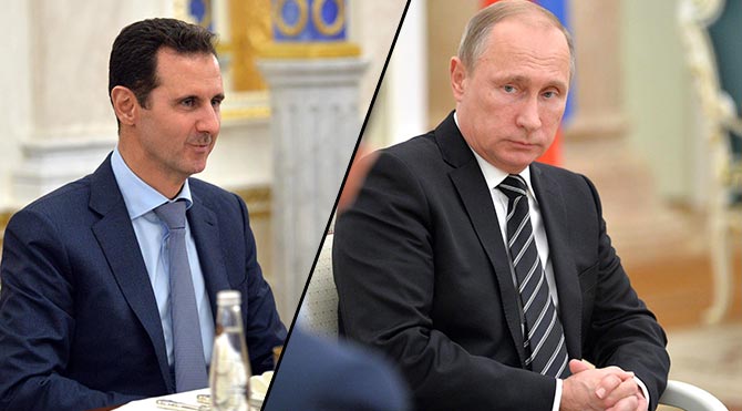 Putin, Palmira için Esad'ı kutladı