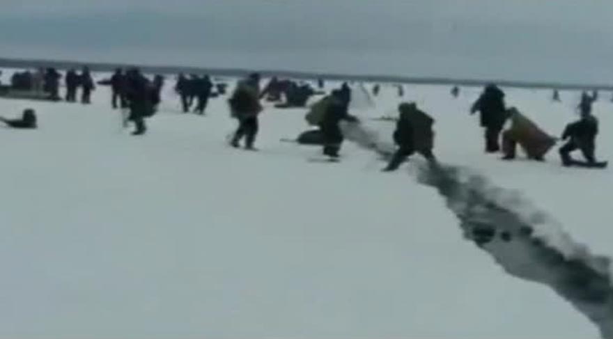 Buz tabakası kırılınca yüzlerce balıkçı ölümle yüzyüze geldi