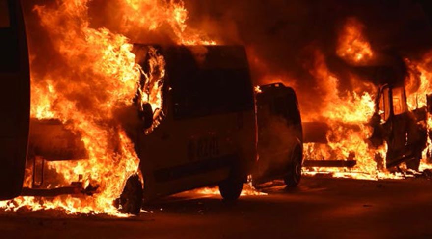 İstanbul'da tam 23 araç kundaklandı