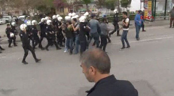 Ankara gaza boğuldu: 10 gözaltı