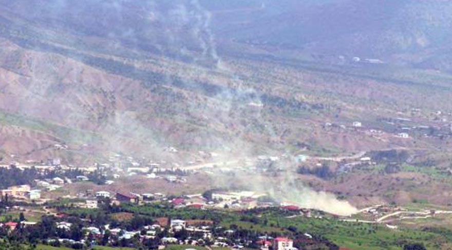 PKK hedeflerine top atışı yapıldı