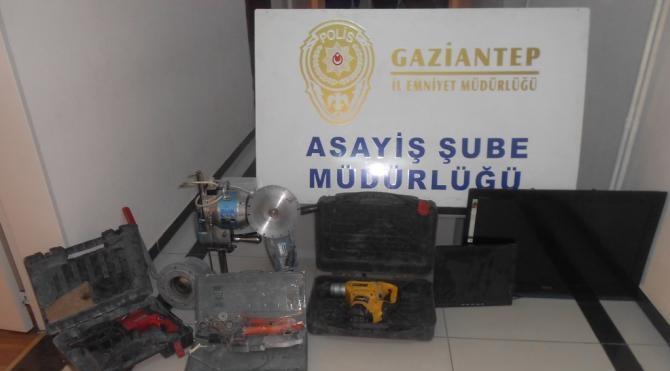 Gaziantep’te hırsızlık olaylarına 3 gözaltı