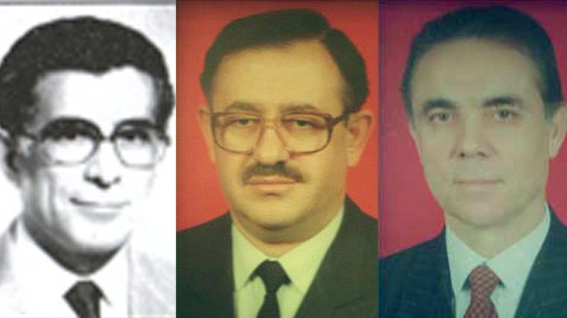 Safa Giray (İnşaat mühendisi ANAP), Hüsnü Doğan (İnşaat Mühendisi/ANAP), Mehmet Yazar, (İnşaat Mühendisi/ANAP) 