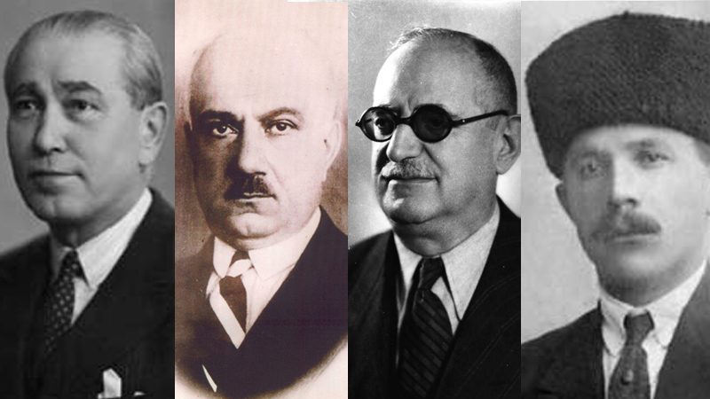 Fethi Okyar (Asker/CHP), Recep Peker (Asker/CHP), Mustafa Abdülhalik Renda (Diplomat/CHP), Aziz Zekia Apaydın (Diplomat/CHP)