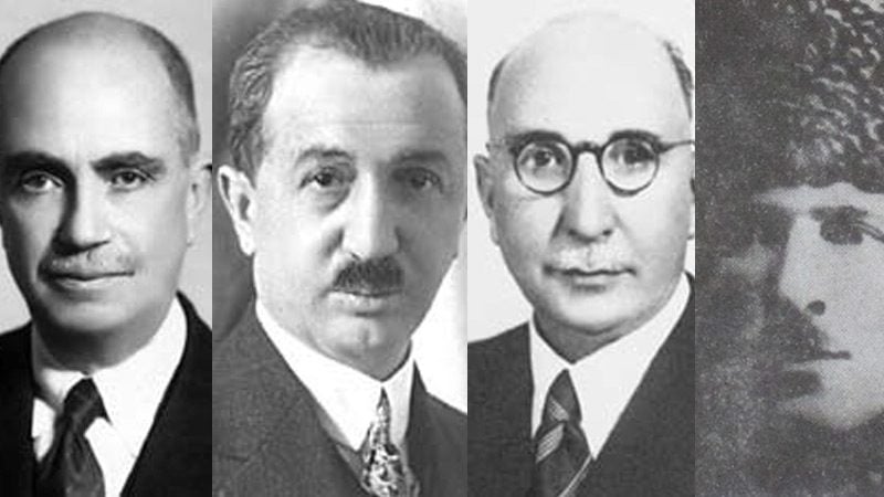 Naci Tınaz (Asker/CHP), Saffet Arıkan (Asker/CHP), Ali Rıza Artunkal (Asker/CHP), Cemil Cahit Toydemir (Asker/CHP)