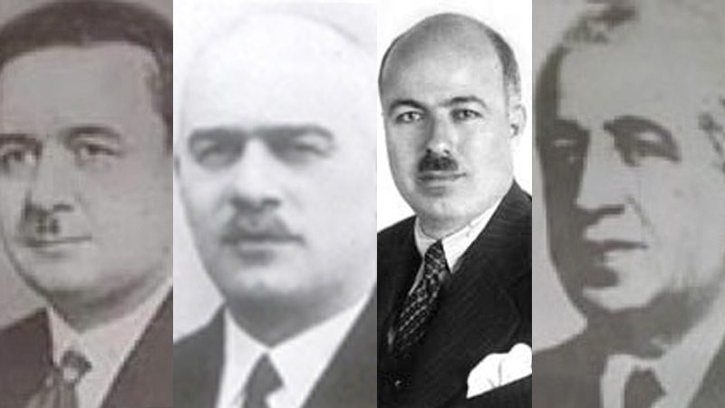 Mustafa Münir Birsel (Avukat/CHP-1947-1948), Hüseyin Hüsnü Çakır (Diplomat/CHP1948-1950), Refik Şevket İnce (Hukukçu/Demokrat Parti-1950-1951), Ahmet Hulusi Köymen (Hukukçu/Demokrat Parti 1951-1952)