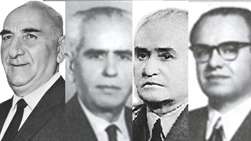 Cemal Gürsel (Asker/1960), Hüseyin Ataman (Asker/1961), Mehmet Muzaffer Alankuş (Asker/1961), İlhami Sancar (Hukukçu/1962-CHP)