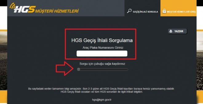 HGS Ceza Sorgulama