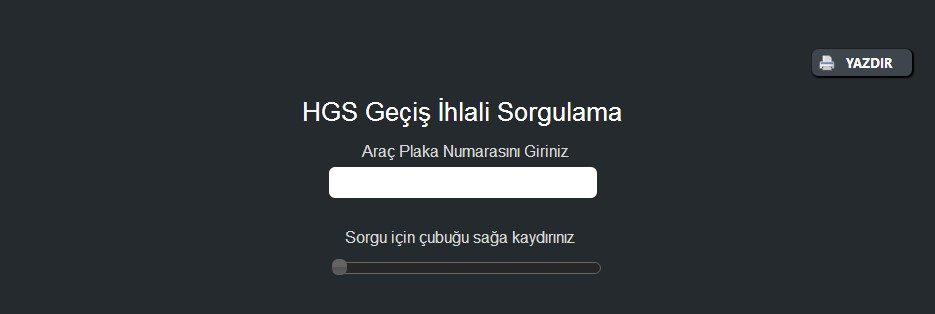 HGS Müşteri Hizmetleri Ceza Sorgulama - Sözcü