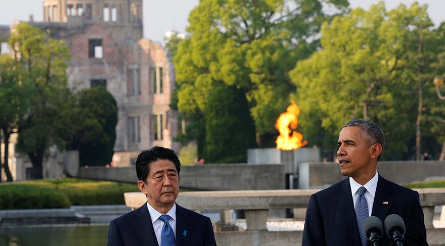 ABD Başkanı Obama'dan Hiroşima'ya tarihi ziyaret!